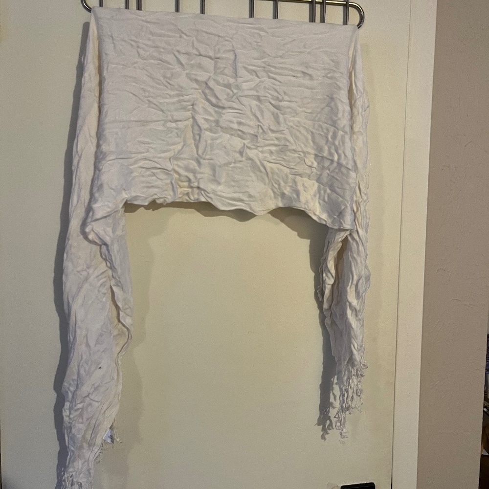 White scarf